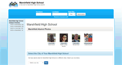 Desktop Screenshot of marshfieldhighschool.net